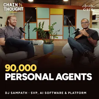Cover art for How Cisco Secures Personal AI Assistants for 90,000 Employees | DJ Sampath