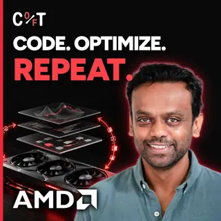 Cover art for Tuning GPU Performance with AI Agents | AMD’s Anush Elangovan on ROCm 10